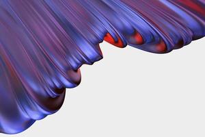 abstrakt lila och blå vågig randig linje böjd slät retromönster med wave pastell halvtonsstruktur. foto