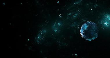 abstrakt ljusblått utrymme elegant oskärpa dimma universum med stjärna och galax mjölk stardust dynamisk på mörkt utrymme. foto