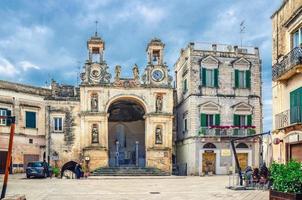 palazzo del sedile palats i matera gamla stan historiska centrum foto