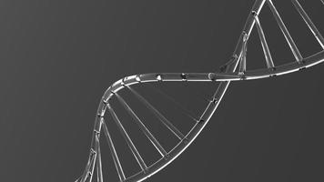 helix dna isolerad på bakgrunden 3d illustration rendering foto