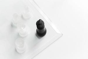 schackfigur schackpjäser symbol för konkurrens foto