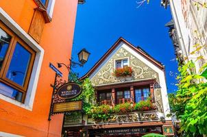 rudesheim am rhein, Tyskland, 24 augusti 2019 rudesheim historiska medeltida stad foto