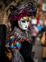 venetiansk karneval i rosheim, alsace, frankrike. foto