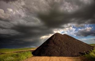 storm moln prärie himmel saskatchewan foto