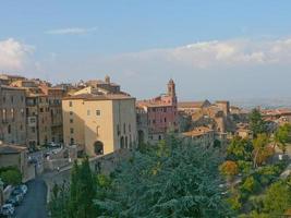 utsikt över Montepulciano i Toscana, Italien foto