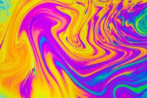 regnbågens färger. psykedeliska flerfärgade mönster bakgrund. foto makro skott av såpbubblor