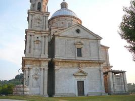 san biagio di ant kyrka, montepulciano i Toscana, Italien foto