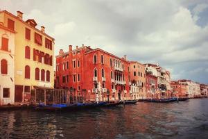 stadsbilden Venedig är en mycket känd turist foto