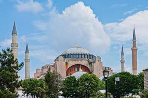 istanbul, Turkiet - 26 maj. exteriörvy av Hagia Sophia-museet i Istanbul, Turkiet den 26 maj 2018 foto