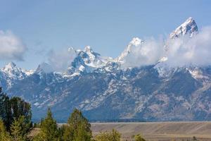 bergskedjan grand teton foto