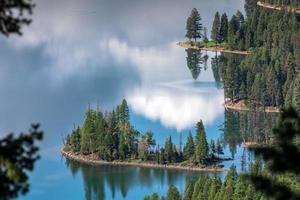 holland lake i montana foto