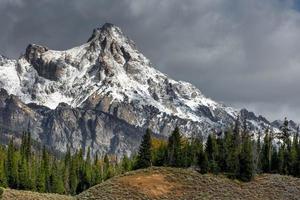 naturskön utsikt över nationalparken Grand Teton foto