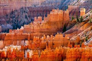 naturskön utsikt över Bryce canyon foto