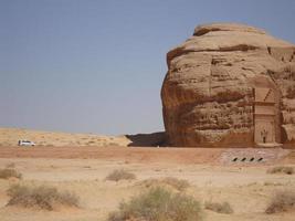 madain saleh - den dolda skatten i Saudiarabien foto