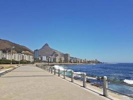 Sea Point strandpromenad i Kapstaden Sydafrika. foto