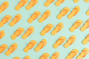 pastell orange flip flops mönster foto