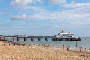 eastbourne, east sussex, Storbritannien, 2020. utsikt över eastbourne pir i east sussex den 6 september 2020 foto