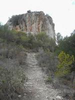 puig de sa morisca moriska toppen arkeologisk park på Mallorca foto