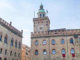 utsikt över bologna gamla stan i emilia romagna italien foto