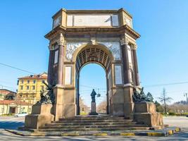 hdr triumfbåge i turin foto