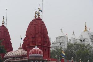 lal mandir på new delhi chandni chowk foto