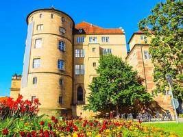 hdr altes schloss gamla slott, stuttgart foto