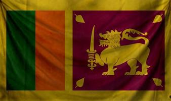 sri lanka flagga våg design foto