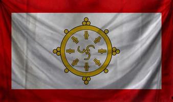 sikkim flagga våg design foto