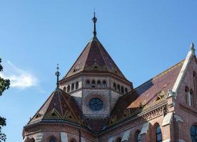 budapest, ungern, 2014. kalvinistisk kyrka i budapest foto