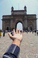 mumbai, indien 17 mars gateway of india på mumbai, indien. foto