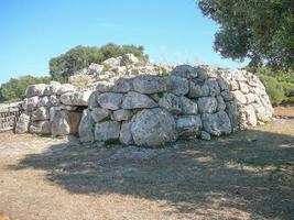 cala galdana ruiner foto