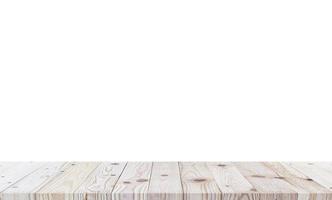 isolerade trähylla eller golvstruktur på vit bakgrund. foto