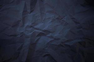 texturerat skrynkligt svart papper bakgrund. foto