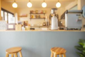 abstrakt oskärpa kafé, café och restaurang disk för bakgrund foto