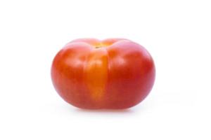 inhemska tomater isolerad på vit bakgrund. foto