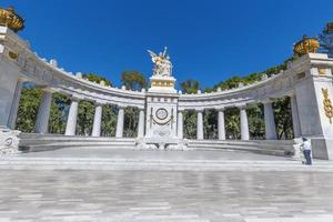 landmärke benito juarez monument juarez halvcykel i mexico city alameda central park foto