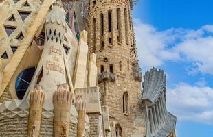 barcelona, katalonien, spanien, katedralen antonio gaudi sagrada familia foto