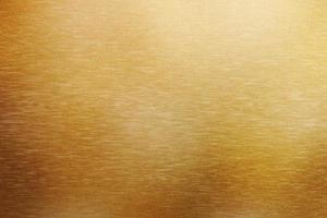 borstad guld metallisk vägg med repad yta, abstrakt textur bakgrund foto
