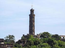 hdr calton hill i edinburgh foto