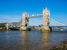 hdr tower bridge i london foto