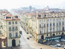 hdr piazza castello, turin foto