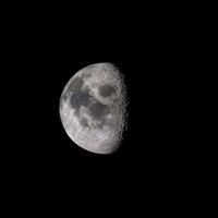 fullmåne, vacker måne, leende måne, på natten, foto