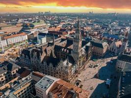 München panoramaarkitektur, bayern, Tyskland. foto