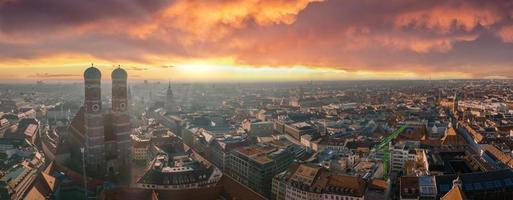 München panoramaarkitektur, bayern, Tyskland. foto