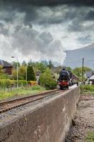 corpach, Skottland, Storbritannien, 2011. jacobiten lämnar stationen foto