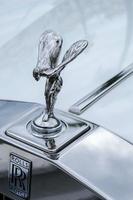 puerto banus, Andalusien, Spanien, 2017. rolls royce emblem foto