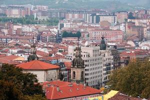 stadsbild från bilbao city, spanien, resmål foto