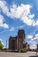 liverpool, Storbritannien, 2021. utsikt över katedralen foto