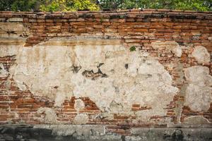 thailändska ruiner och antikviteter i ayutthaya historiska park turister från hela världen buddha förfaller foto