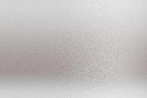 textur av vitt polerat stål, abstrakt bakgrund foto